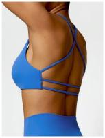 Sujetador de mujer con correa cruzada sujetador de yoga transpirable entrenamiento sexy espalda hermosa top de fitness - details 8