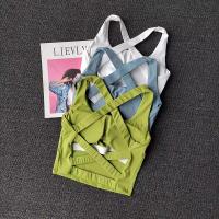 Sujetador deportivo con tiras cruzadas para mujer, Sujetador deportivo sin costuras de alto impacto, Top Sexy para Yoga y Fitness, ropa interior deportiva, sujetador de realce, Top deportivo para mujer - details 1