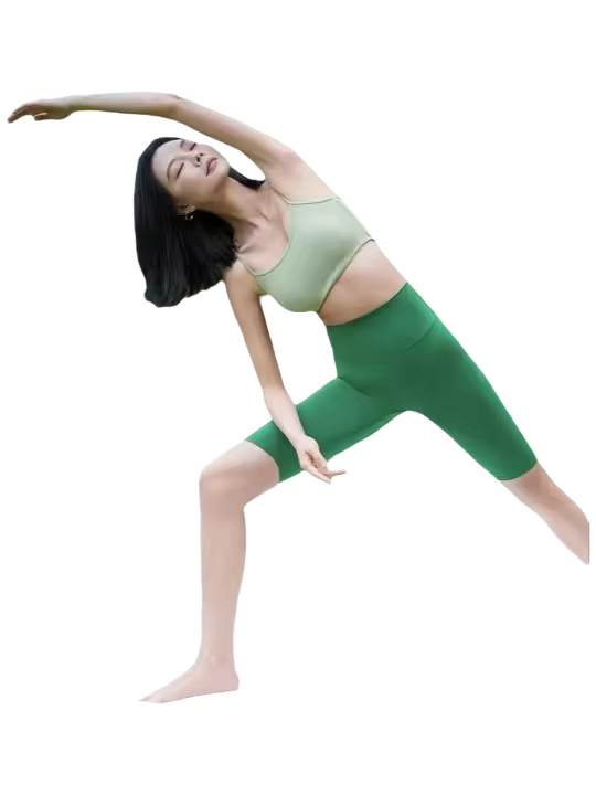 Leggings De Yoga De Verano Con Cintura Alta Levantamiento De Glúteos Transpirables Secado Rápido Para Correr Y Ejercitarse Shorts Deportivos Para Ciclismo - 1