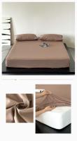 Bonenjoy-funda de cama 100% algodón, Sábana bajera elástica, Funda de colchón agradable para la piel, ropa de cama suave (sin funda de almohada), 1 unidad - details 2