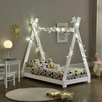 Cama para niños pequeños Cama Infantil 160 x 80cm Estructura Tipi de Madera Pino Color Pino Natural - details 18