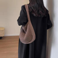 Bolsos de hombro Vintage para mujer, bolsos tejidos de gran capacidad, bolso escolar informal para mujer y niña, para compras de viernes - details 9