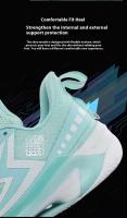 Zapatos de baloncesto de verano de nuevo diseño para hombre, suela elástica superior de malla de PU, llegada de moda deportiva informal a la moda - details 6