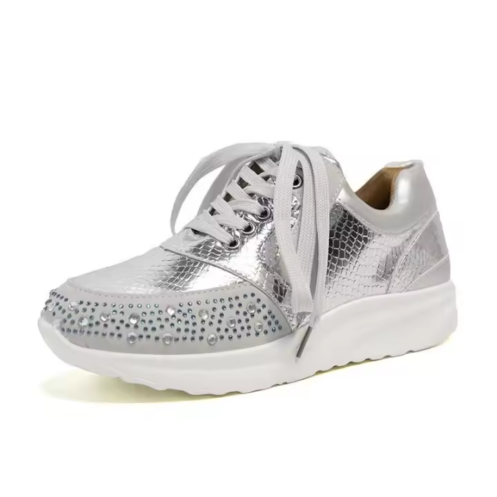 Informal con cordones para zapatos de mujer, calzado deportivo de moda para exteriores. - 1