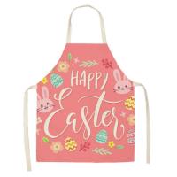 Delantal de lino con estampado Floral para adultos y niños, delantal de dibujos animados de plantas, accesorios de cocina para el hogar - details 7