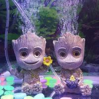 Decoración de Acuario de Resina Ecológica Juguete de Tanque de Peces Bebé en Forma de Árbol - details 7