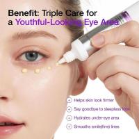 Anua 0.1 Crema revitalizante de cafeína, hidratación inferior, contorno brillante, niacinamida, rostro de retinol, crema de noche para el cuidado de los ojos, - details 3