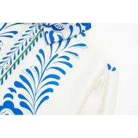 BUNO-conjunto con estampado vintage para mujer, camisa de manga larga con botonadura única, blusa holgada, pantalones elegantes de pierna recta - details 8