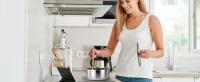 RIOVARM Acero inoxidable Juego de ollas y sartenes Inducción con asas Desmontables Cerámica Antiadherente Apilable Sartenes y ollas con Tapas Apto para hornos Apto para lavavajillas Sin PFOA - details 4