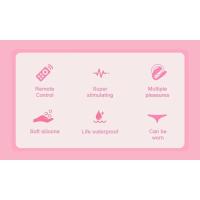 Embalaje privado SEXY Potente vibrador con control remoto Sexo adulto Punto G Juguetes atractivos Clítoris femenino Estimulador de vagina Dildo para parejas Panties 18 - details 2