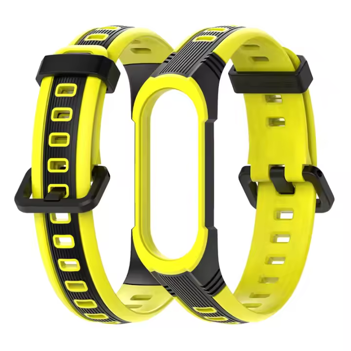Mi Band 8 7 6 5 4 3 Correa de muñeca para Mi Smart Band 8 Correa NFC versión Global pulsera de silicona - 1
