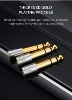 Alta calidad 3,5mm Audio Jack convertidor Jack 3,5 conector de altavoz 6,35mm macho a 3,5mm hembra conector de Audio para altavoz - details 3