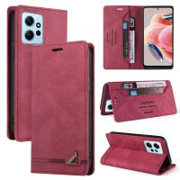 Funda de cuero con titular y cartera magnética para Xiaomi Redmi Funda segura anti-robo con estilo brush - details 10