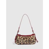 Bolso de Leopardo para Mujeres Bolso Tejido Cuadrado Pequeño para Llevar Bolso Cruzado y de Hombro - details 7