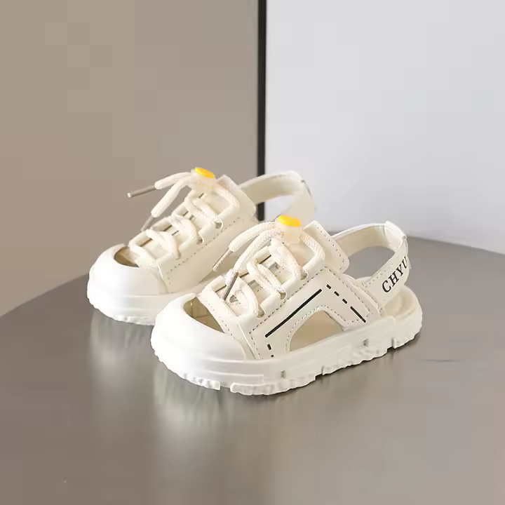 Zapatos de playa para niño y niña, calzado de suela blanda, antiretroceso, versión coreana - 1