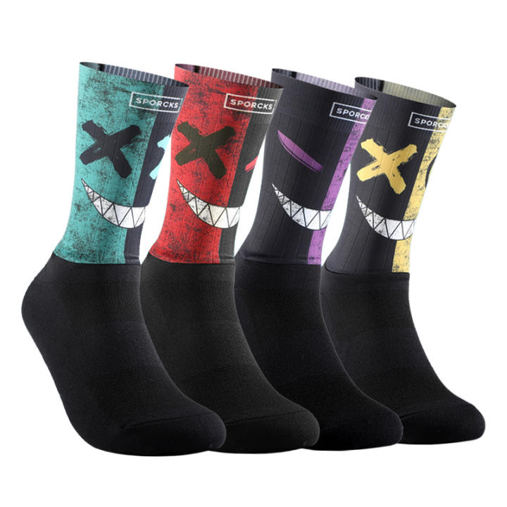 Demoniacal fit-calcetines de ciclismo para hombres, MTB, deportivos, ajustados, elásticos, saludables y cómodos, deporte