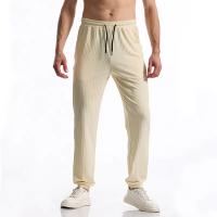 Pit rayé Design tissu hommes pantalons de Sport décontractés pantalons de Sport de gimnastique hommes survêtement pantalons de survêtement course entraînement Jogging pantalons longs - details 6