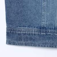 PB & ZA 2025 slim fit cuello en V casual versátil sin mangas chaleco corto de mezclilla top novedad de verano ropa de mujer - details 3