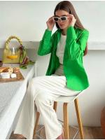 Camisa Para Mujer De Algodón Oversize En Colores Caramelo Con Mangas Largas Estilo Casual Verde Sólido Blusa De Moda 2024 - details 2