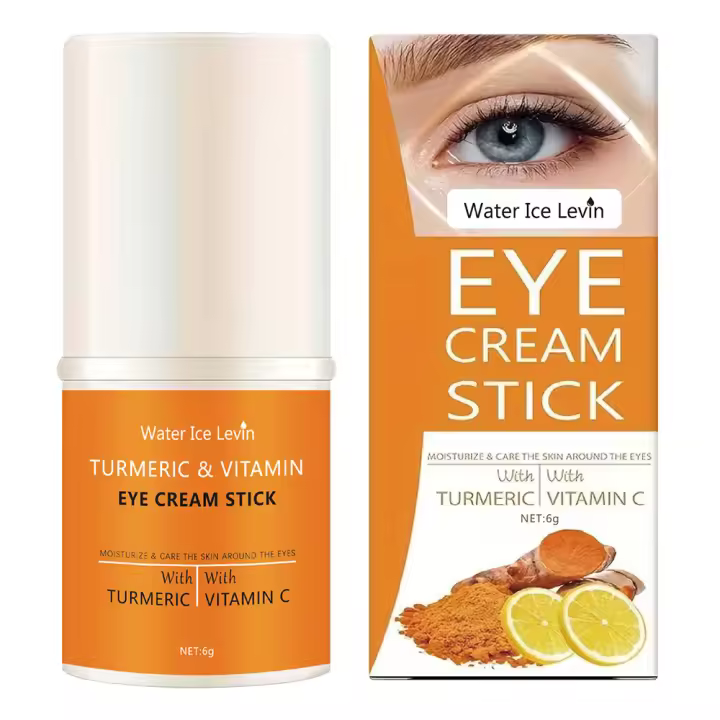 Crema de Ojos de Turmeric Vitamina C Nutre la Piel, Mejora las Líneas Finas, Alivia las Bolsas y Ojeras, Ilumina la Piel de los Ojos - 1