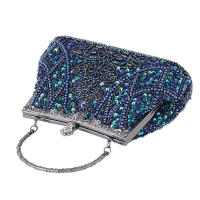 Bolso de mano vintage de bordado de cuentas, bolso de noche, cheongsam clásico, combinación perfecta - details 9