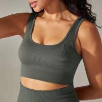 Sujetadores deportivos sin costuras para mujer, ropa interior a prueba de golpes para correr en el gimnasio, top corto, sujetador de yoga transpirable - details 43