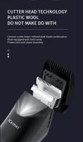 Kemei-cortadora de pelo de área de la ingle, cortadora de césped con cuchilla de cerámica, resistente al agua, en seco y húmedo, para axila púbica, maquinilla de afeitar de higiene definitiva - details 4