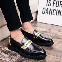 Zapatos de fiesta informales de lujo para hombre, calzado informal de negocios, formal, de cuero clásico, moda británica, Oxford - details 4