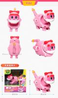 Figuras de Acción Min Gogo Dino ABS Juguetes de Dinosaurios de Transformación para Niños - details 3