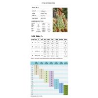 French romantic dress spring and summer floral short-sleeved cake dress - details 0