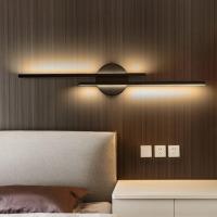Aplique LED de Aluminio para Pared Moderno Negro 16W - GOECO - 3000K/6500K Luz Blanca Cálida/Blanca Fría - 55*12 CM - Iluminación Interior Nórdica para Sala de estar, Escalera, Pasillo, Dormitorio - 220V - details 2