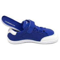 Zapatos De Tobillo Ancho Para Niños HOBIBEAR Zapatillas Minimalistas De Piel Sintética Y Malla Ligera Con Enganche Para Niños Y Niñas - details 1