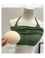 Chaleco deportivo sin costuras para mujer, camiseta sin mangas Sexy para Yoga, Top de Fitness para gimnasio, camisola con tirantes cruzados, sujetador para correr, ropa de Yoga para mujer - details 7