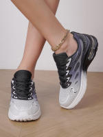 Zapatillas de correr transpirables con cordones para mujer, zapatillas atléticas con cojín de aire, zapatos de entrenamiento deportivos ligeros de malla para exteriores - details 8