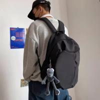 Mochila para ordenador a la moda, bolso escolar para estudiantes de Color sólido con cremallera, bolso de hombro de viaje informal de gran capacidad para estudiantes universitarios - details 18