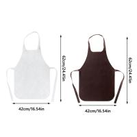 Delantales desechables no tejidos, delantal de cocina de Color sólido antiincrustante, babero desechable para limpieza del hogar, 10 Uds. - details 0