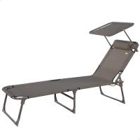 plegable multiposición con sombrilla 193x67x85 cm Camping - details 1