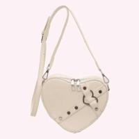Bolso de hombro vintage Y2K con cadena pequeña para mujer, bolso en forma de corazón, bolso gótico grueso - details 16