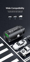 VAORLO-Mini anillo de tracción Invisible para coche, Cargador USB de 100W + tipo C/+ PD30W QC3.0 puerto dual, adaptador de carga de teléfono con Flash súper rápido - details 9