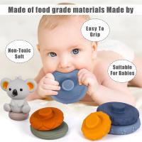 Juego de desarrollo de inteligencia sensorial infantil Montessori, desarrollo de habilidades motoras finas, construcción de Torre koala, juguetes de aprendizaje - details 4