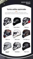 Casco moto integral hombre mujer trail aire libre seguro MX Carreras de Locomotora - details 11