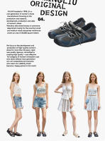 Plantilla de cuero Wula solo zapatos de mujer 2025 nuevo arco cruzado plano Mary Jane zapatos bolsa cabeza sandalias mujer - details 3
