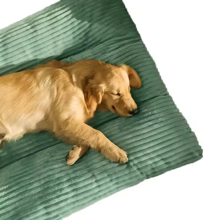 Alfombra de Cama de Perro de Veludo Montaje Completo Lavable Adecuada para Todas las Razas - 1