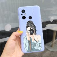 Funda de teléfono a prueba de golpes para Xiaomi Redmi 12c, carcasa suave de TPU para Redmi 12c Redmi12c, bolsa trasera hermosa para niña, mariposa y flor - details 6