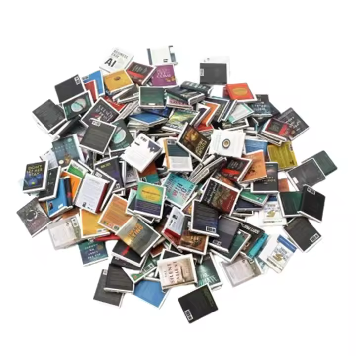 Acaricie su ansiedad Estantería antiansiedad Reduzca la presión Mini estantería creativa Fidget Toys con 200 libros y 2 cojines - 1