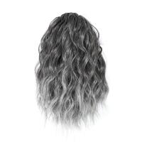 Extensión de cola de caballo con cordón sintético, ondulado, rizado, ombré, ondulación de agua, cola de caballo falsa, piezas de pelo corto Natural de 12 pulgadas, diario - details 10