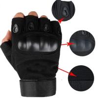 Guantes de medio dedo para hombre, guante táctico para exteriores, deportes, Airsoft, motocicleta, ciclismo - details 2