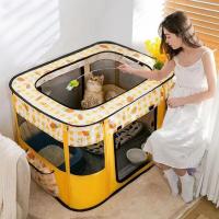 Corralito plegable portátil para mascotas, jaula para centro de parto para gatos, perrera para interiores y exteriores, corralito para perros, viajes y Camping - details 0