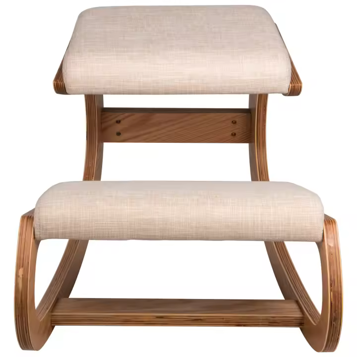 SucceBuy Silla ergonómica para arrodillarse, taburete de escritorio de postura con capacidad de carga de 220 libras con cojín para la cadera para una buena postura, taburete para computadora - 1