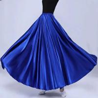 Trajes de danza del vientre para niños y niñas, vestidos de satén liso de Bollywood indio, actuaciones gitanas - details 8